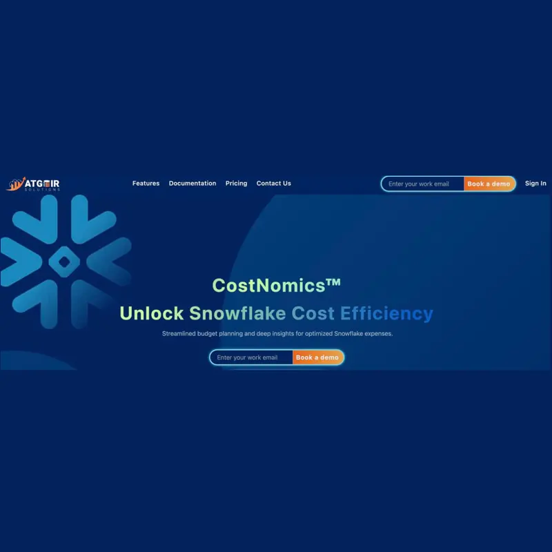 CostNomics™  Unlock Snowflake Cost Efficiency